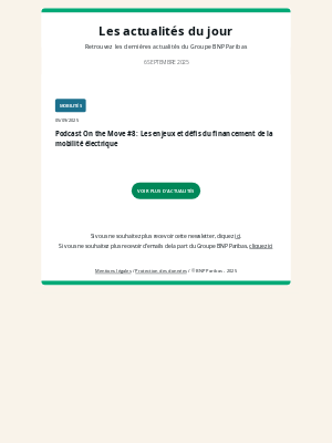 BNP Paribas (France) - BNP Paribas - Les actualités du jour