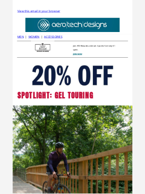 Aero Tech Designs - Gel Touring Short – Now 20% Off!