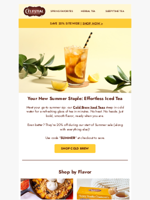 Celestial Seasonings - Cool down instantly—Cold Brew is here 🧊