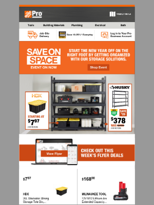 The Home Depot (Canada) - Save More Space Is Back at The Home Depot 📦