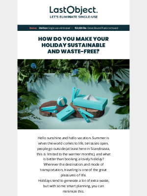 LastObject - Zero Waste Travel: How should you organize your trip?