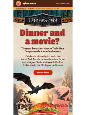 Burger King - 🐉 How to Train Your Dragon is now playing!