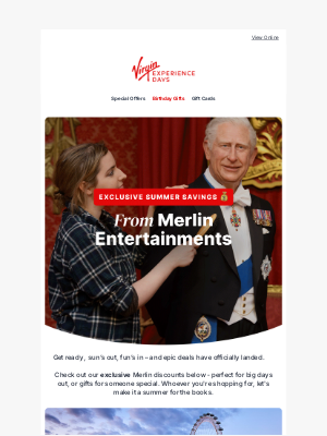 Virgin Experience Days (United Kingdom) - Big Names. Exclusive Deals.