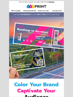123Print - Captivate Your Audience with Colorful Products from 123Print!