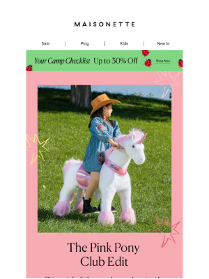 Maisonette - Welcome to the Pink Pony Club 🦄
