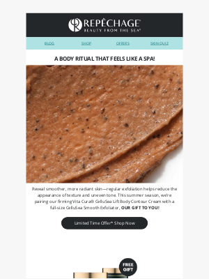 Repechage - Smooth & Sculpt: Free Body Exfoliator with Your Vita Cura® Purchase