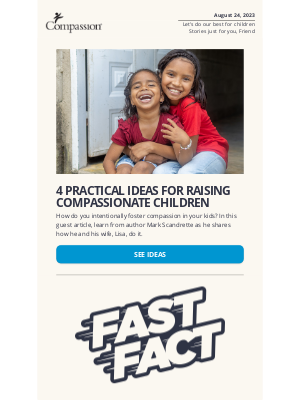 Compassion International - 4 ways you can raise compassionate kids
