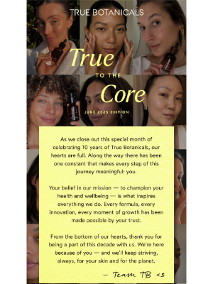 True Botanicals - True To The Core