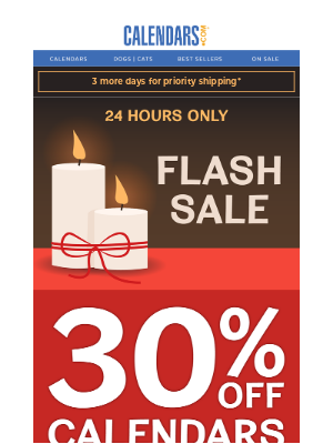 Calendars - All is *not* calm -- FLASH SALE 30% OFF 🕯️