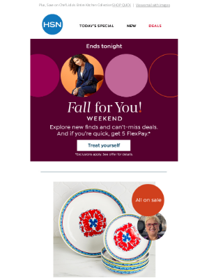 Home Shopping Network - Fall for You Weekend Ends Tonight!