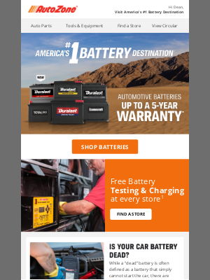 AutoZone - Battery struggling with heat?