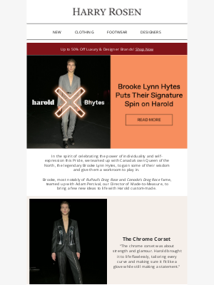 Harry Rosen - Celebrating Self-Expression with Brooke Lynn Hytes