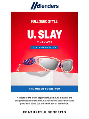 Blenders Eyewear - U.Slay Ships Soon 🇺🇸 Time to Turn Heads