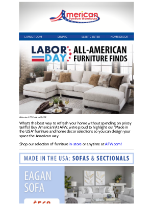 American Furniture Warehouse - Wait, that’s American?