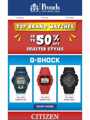 Prouds The Jewellers - jacquelyn It's Time for a Great Deal ⌚