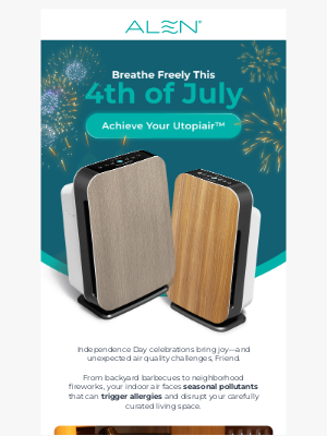 Alen - Beat Holiday Smoke with Smart Purifiers