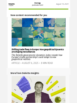 Deloitte - How geopolitical dynamics are shaping new alliances