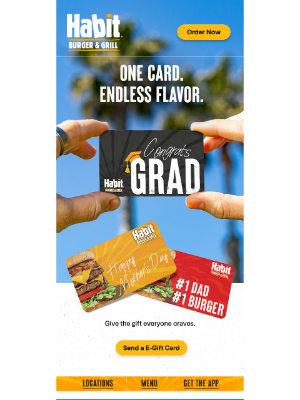 The Habit Burger Grill - Give the gift everyone loves 🎓💐