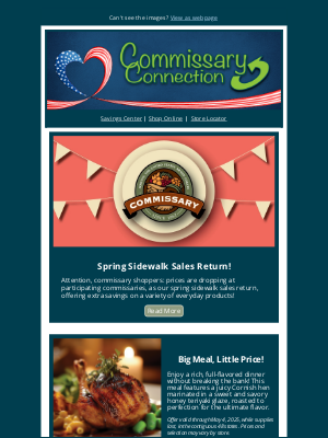 Defense Commissary Agency - Spring for Sidewalk Sale Savings!