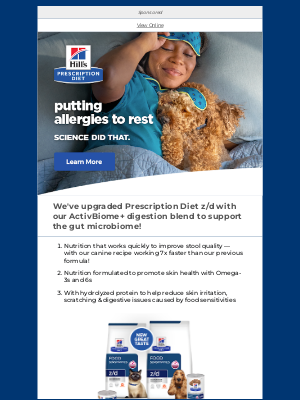Today's Veterinary Business - Introducing z/d AB+ — for dogs with food & fat sensitivities.