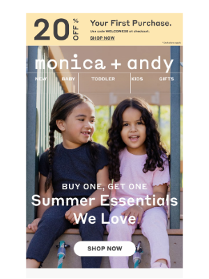 Monica + Andy - Buy One, Get One—Your Summer Staples ✅ 👕🩳