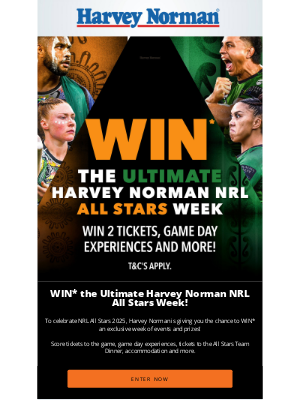 NSW Rugby League (Australia) - WIN* the Ultimate Harvey Norman NRL All Stars Week!