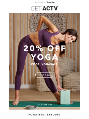 SPRI - 20% off Yoga