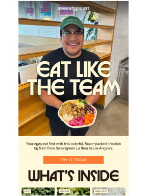 sweetgreen - Eat like the team