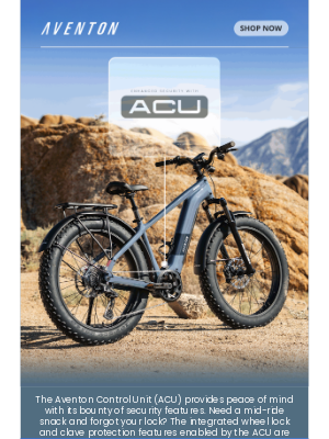 Aventon Bikes - Your ride, connected & protected🔒
