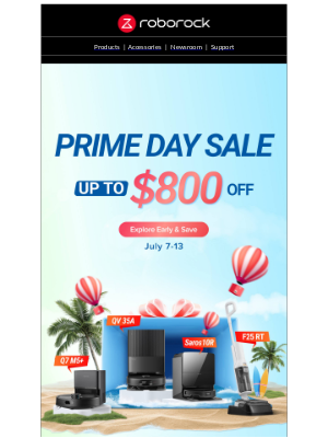 Roborock - ⏰Get Ready: Huge Prime Day Deals Are on the Way!