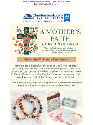 Christian Book Distributors - Still Time to Bless Mom with an Inspirational Surprise!