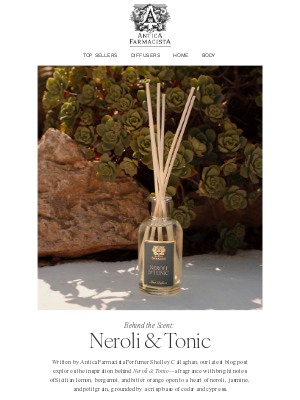 Antica Farmacista - The inspiration behind Neroli & Tonic