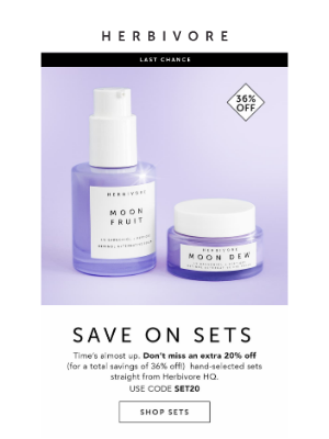 Herbivore Botanicals - Last chance 💫 Extra 20% off sets