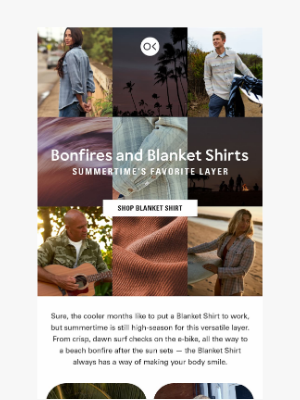 Outerknown LLC - Better Bring That Blanket Shirt...