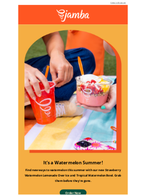 Jamba Juice - Open to visit Watermelon Town 👀