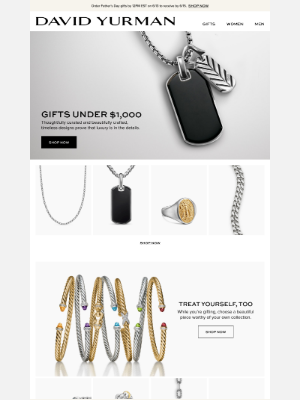 David Yurman - Father’s Day Gifts Under $1,000