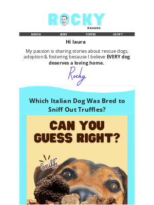 The Dog Bakery - Italian Truffle Dog is: