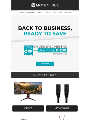 Monoprice - PSA: Buy in Bulk and Save More Today