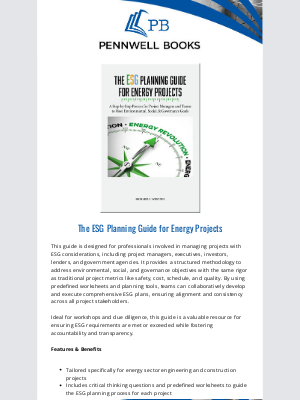 PENNWELL BOOKS - Is ESG dead? This book isnt...