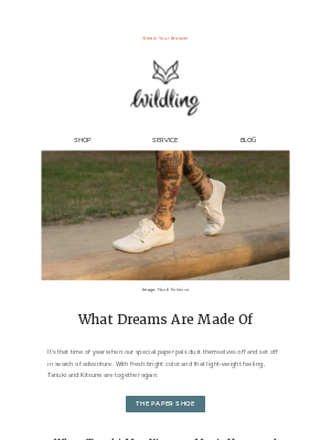 Wildling Shoes (United Kingdom) - When Tanuki Met Kitsune, Magic Happened