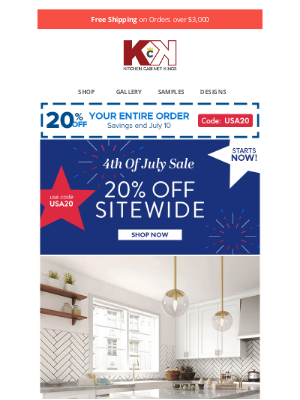 Kitchen Cabinet Kings - BOOM! Our 4th of July Sale Starts NOW! 🎆