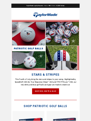 TaylorMade Golf - Tee It Up with Red, White & Blue 🇺🇸