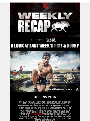 Seattle Crowned PanAm Champion + Global Spartan Highlights