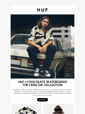 HUF Worldwide - HUF x Chocolate Skateboards
