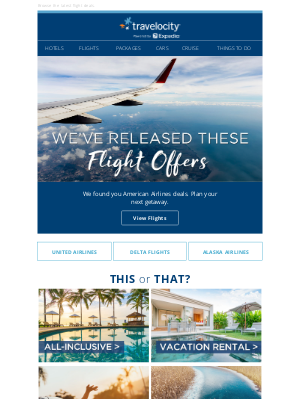 Travelocity - American Airlines ticket offers: See what's available >>