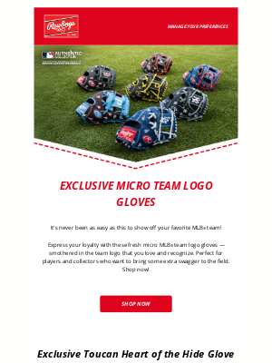 Rawlings Sporting Goods - Show Your Colors: Exclusive MLB® Team Logo Gloves Just Dropped