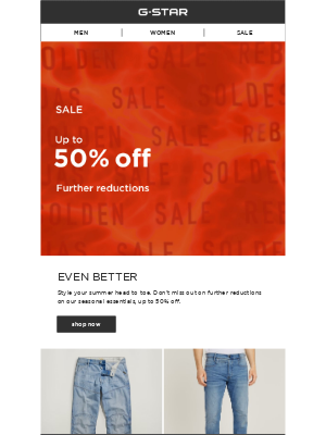 G-Star RAW - Further Reductions: Up to 50% Off