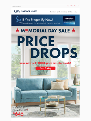 Gardner-White - HUGE Price Drops Inside!