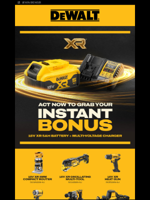 Dewalt (AU) - Instant BONUS still available