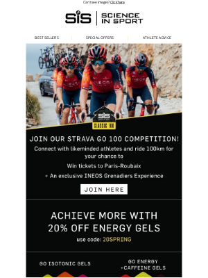 Science in Sport (UK) - 🚴 Join our Strava Cycling Competition to WIN!